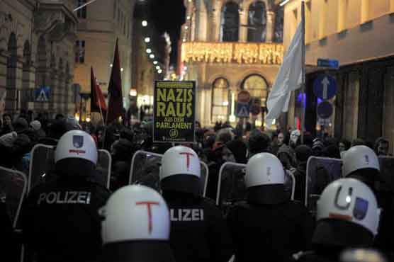 35 arrests in Vienna as far-right ball demos held 