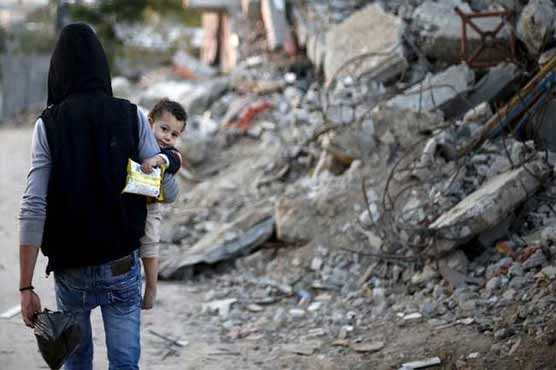 Little hope in Gaza ruins a year after devastating war