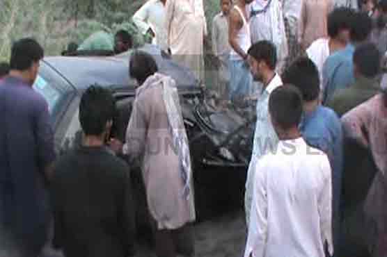 Five killed, two injured in road mishap in Khairpur