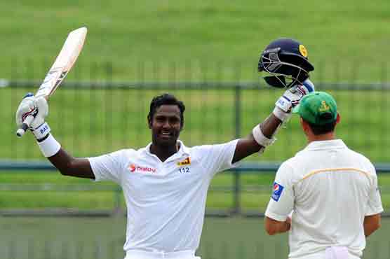 Day 4: Mathews ton sets 377 runs target for Pakistan in third Test