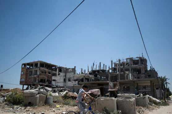 Desperate Gazans resort to makeshift homes year after war