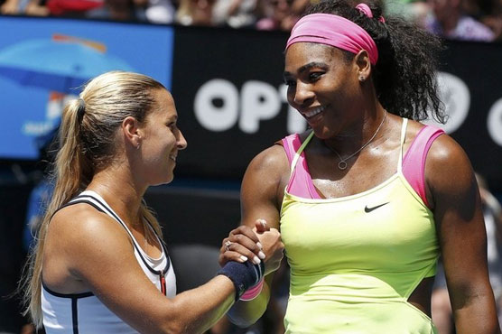 Tennis: Serena wins sister duel as Sharapova grinds through