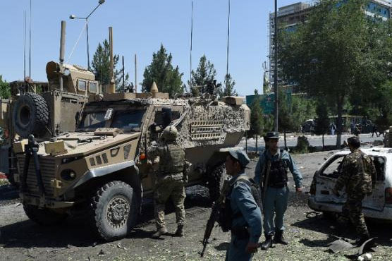 Explosion targets NATO forces in Kabul
