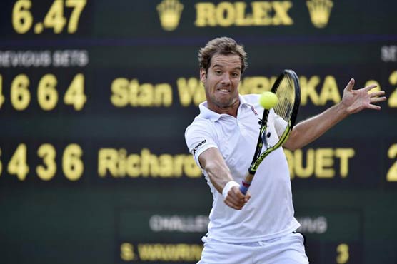 Tennis: Gasquet stuns Wawrinka to reach Wimbledon semi-finals