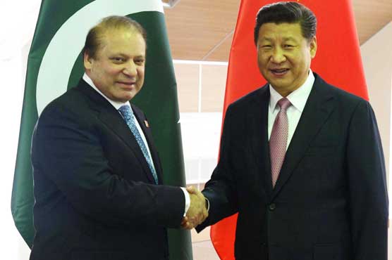 PM Nawaz, Xi Jinping meet, vow to further strengthen mutual ties