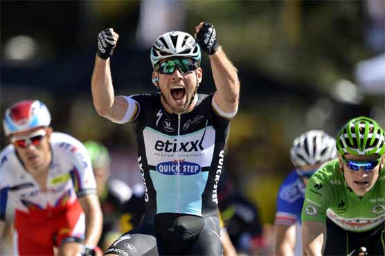 Cavendish wins 7th stage of Tour; Froome keeps overall lead