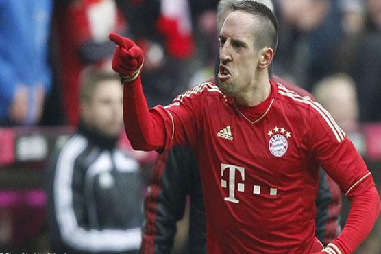 Football: Bayern hopeful injured Ribery can play soon