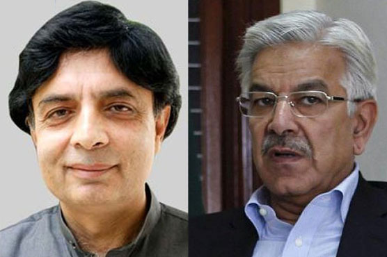 Nisar, Asif over Altaf's speech, to launch complaint with UK