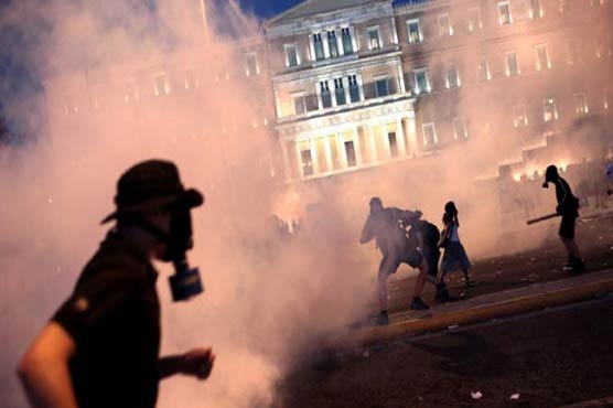 Violence as Greece debates reforms needed for bailout