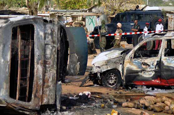 Twin blasts hit market in NE Nigeria, 'nearly 50 killed'