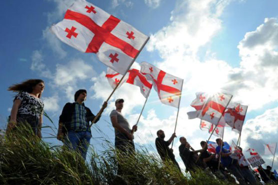 Thousands rally in Georgia against Russian presence in breakaway regions