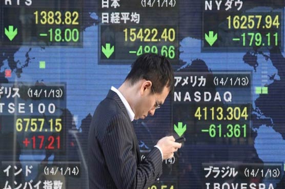Asia stocks mostly up, dollar pushes higher