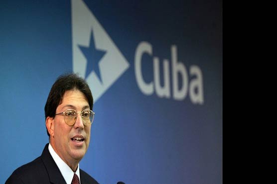 Cuban FM urges end to US blockade, Guantanamo return