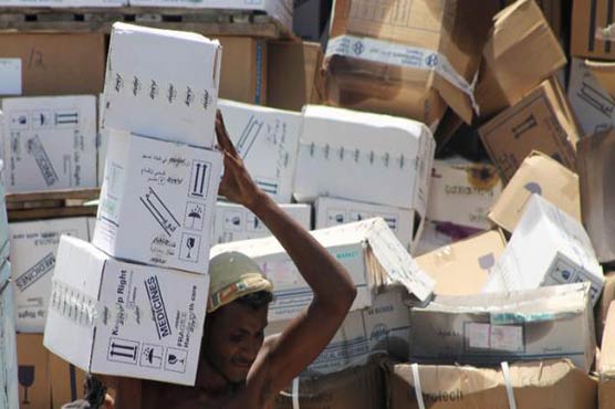 First UN aid ship in 4 months docks in Yemen's Aden