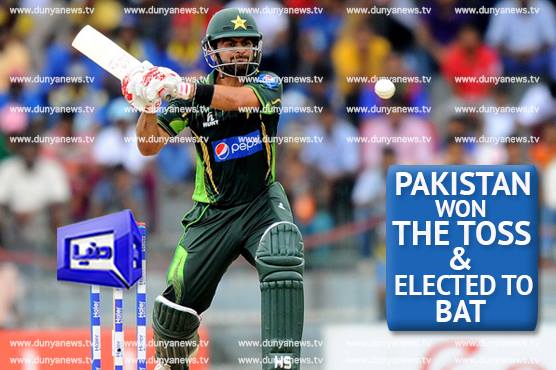 Pakistan win toss, elect to bat first
