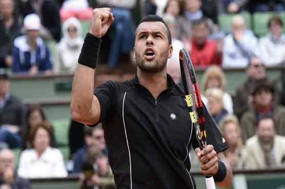 Tennis: Tsonga shines on gloomy day at French Open