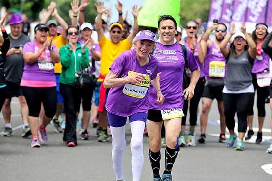 US grandma, 92, sets record for oldest woman marathoner