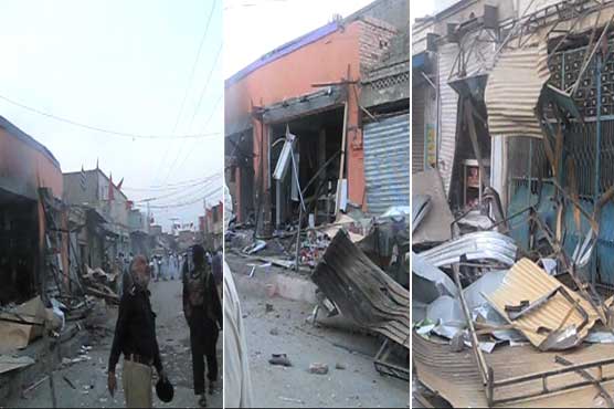 Women shopping centre bombed in Tank