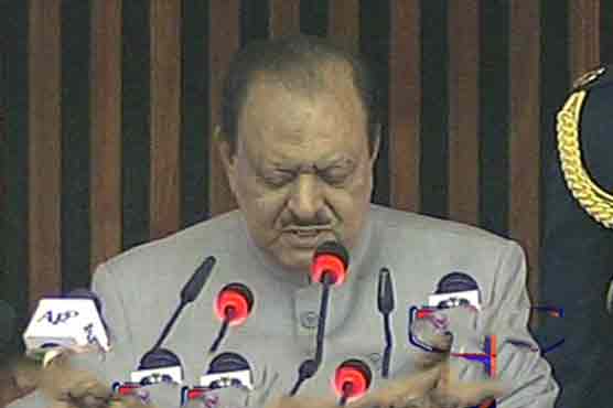 Nation stands united on issue of flushing out terrorists at all costs: President Mamnoon