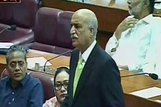 Indian PM's statement in Bangladesh condemnable, Khursheed Shah tells NA