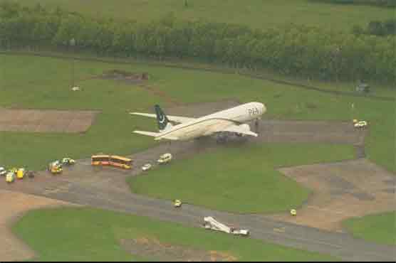 PIA plane's tyre burst while landing at Manchester airport