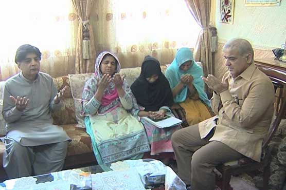 CM Shahbaz, Nisar visit family in Rawalpindi whose two sons murdered
