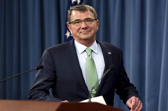 Pentagon chief urges China to stop island building