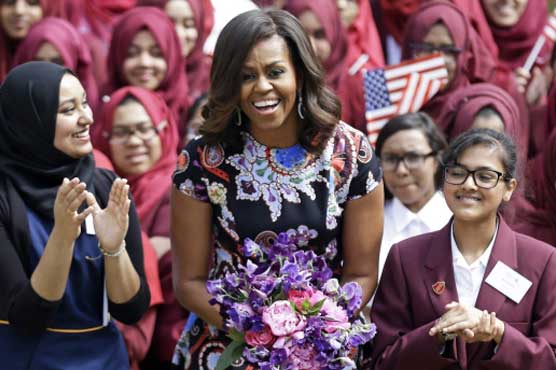 Michelle Obama champions plans for girls' education