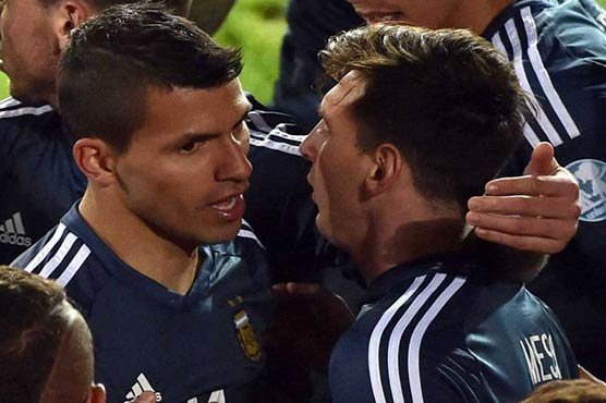 Football: Argentina on track as Aguero downs Uruguay