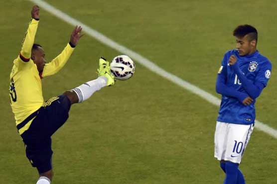 Football: Neymar sent off as Columbia stun Brazil