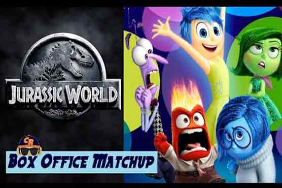 'Jurassic World' bites into $102 million, 'Inside Out' scores with $91 million