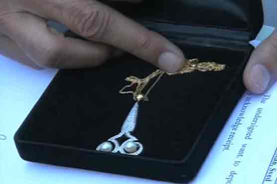 Necklace of Turkey’s First Lady received by NADRA