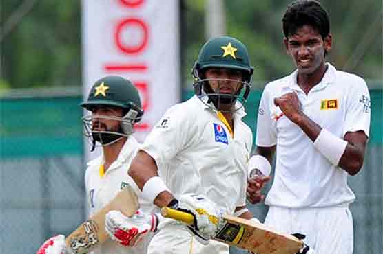 Azhar stands in way as Sri Lanka dent Pakistan in second Test at lunch