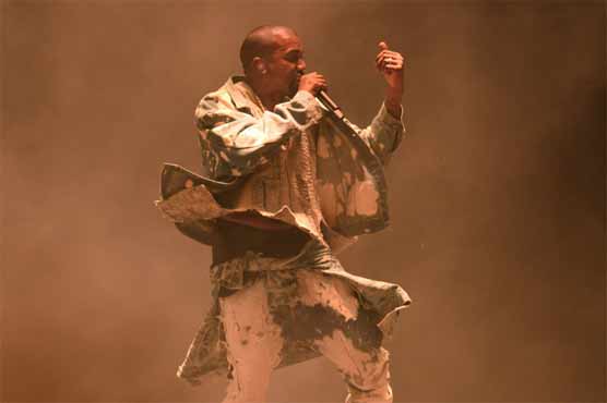 Kanye West gives defiant performance at Glastonbury 