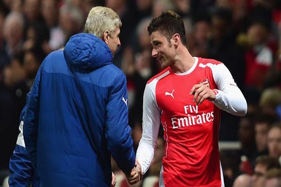Football: Wenger praises Giroud's mental strength
