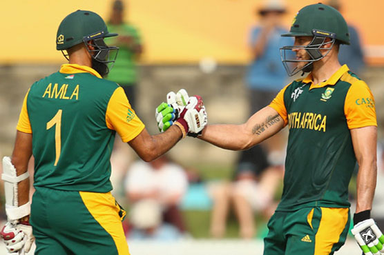 SA set 412 runs target against IRE in WC 2015