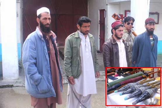 Hangu: Police arrest four terrorists, recover ammunition