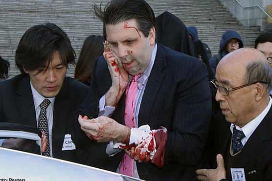 North Korea terms attack on US diplomat in Seoul "just punishment"