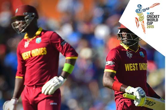West Indies bundled out for 182 in World Cup match v India