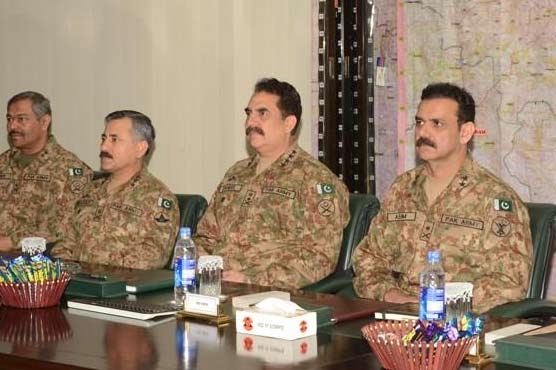 Army Chief briefed on security situation in KP, FATA at Corps HQ Peshawar