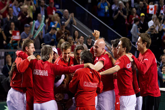 Tennis: Canada take control with Davis Cup doubles win