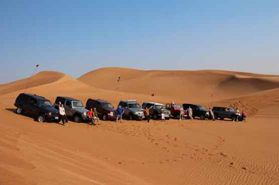 Expats chill with Dubai desert off-roading