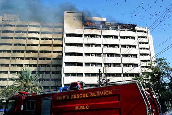 Karachi: Income tax building fire engulfs important documents 