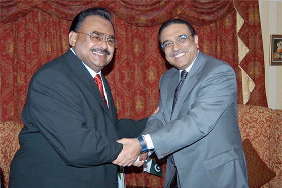 Altaf felicitates Zardari over Rabbani's nomination as Senate chairman
