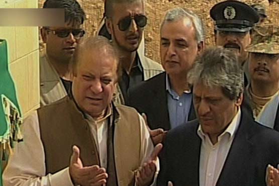 PM Nawaz lays foundation stone of Karachi-Lahore Motorway project 