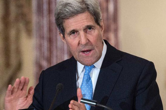Kerry calls for US war powers to strike IS