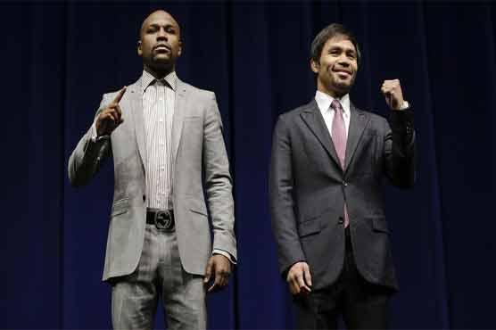Mayweather, Pacquiao begin countdown to their big fight