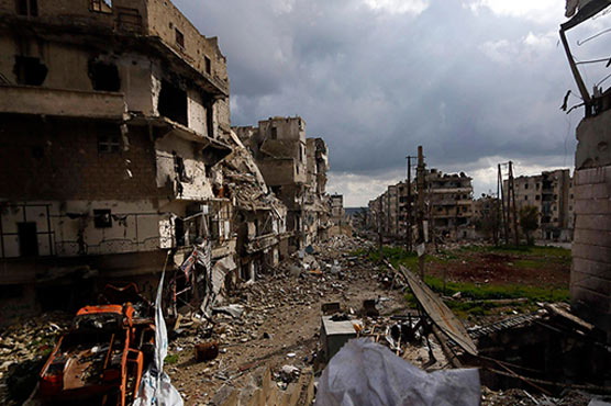 Lights out over Syria as war enters fifth year