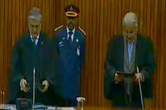 Raza Rabbani takes oath as Chairman Senate