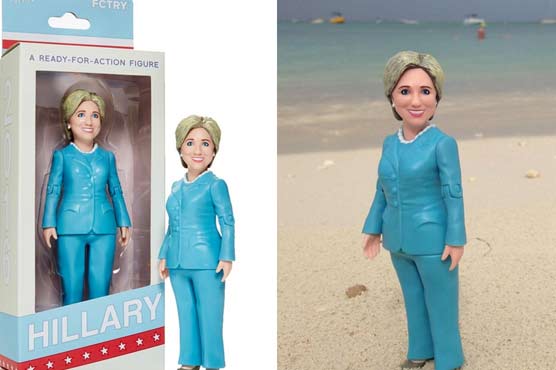 3D action figure of Hillary Clinton introduced